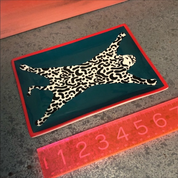 Jonathan Adler Catch All Trinket Tray - RARE- Leopard - Picture 10 of 11